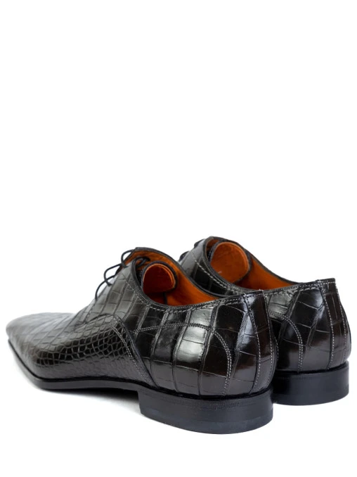 Дерби из кожи крокодила SANTONI