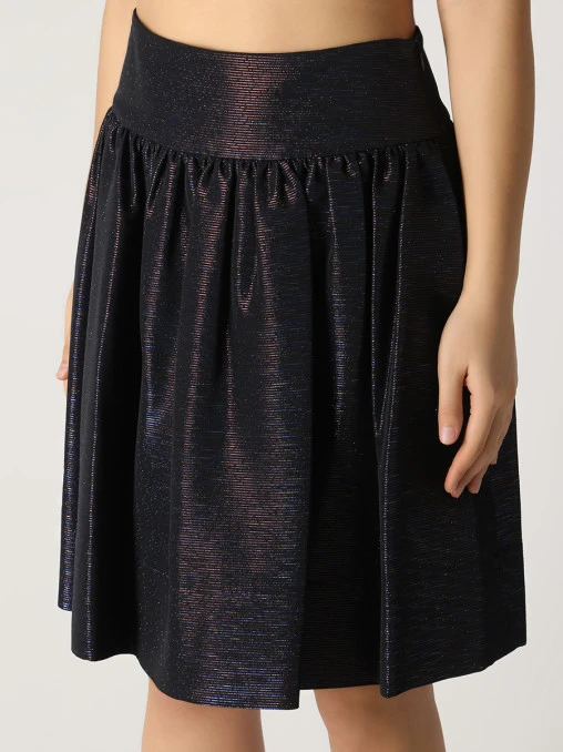 Юбка из вискозы и шерсти ARMANI COLLEZIONI