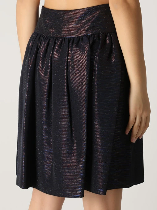 Юбка из вискозы и шерсти ARMANI COLLEZIONI