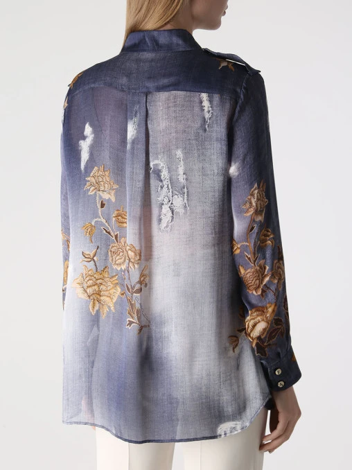 Рубашка шелковая JUST CAVALLI