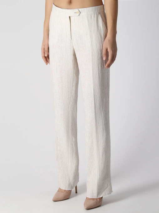 Брюки льняные ETRO