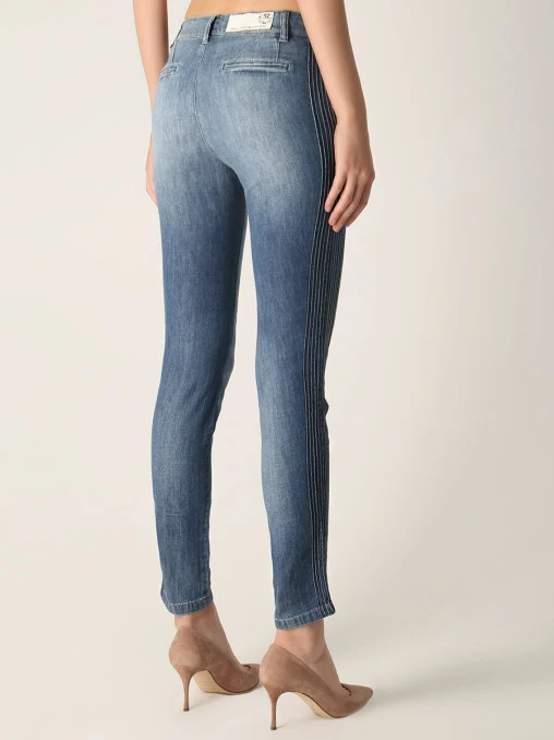 Джинсы хлопковые ERMANNO SCERVINO