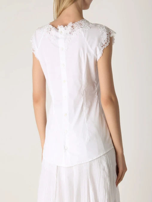 Блуза хлопковая ERMANNO SCERVINO