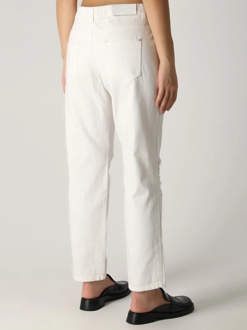 Джинсы хлопковые ERMANNO SCERVINO