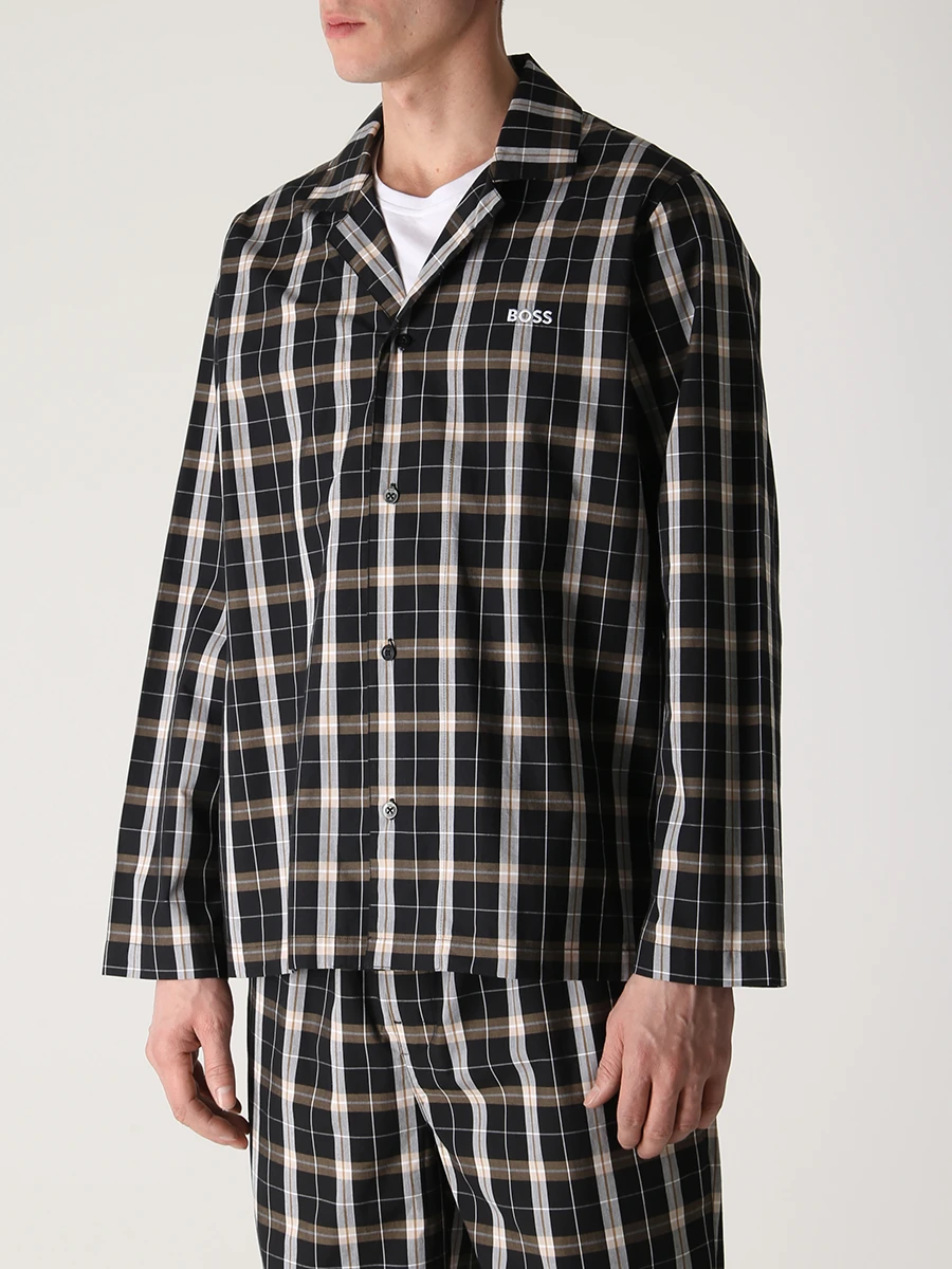 Пижама хлопковая в клетку