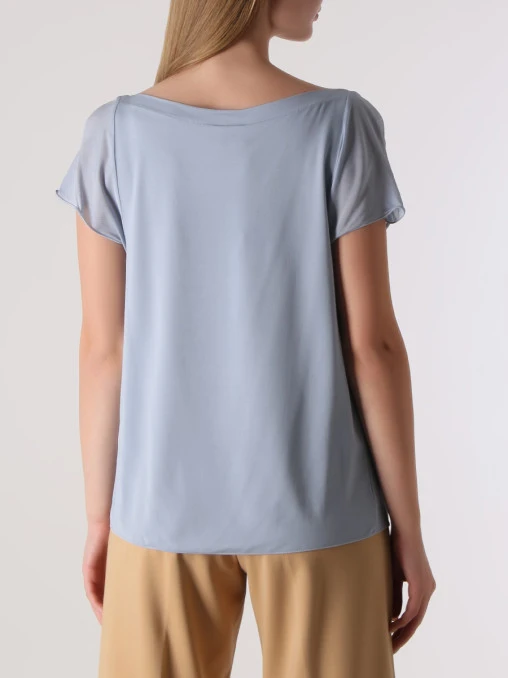 Блуза из вискозы ARMANI COLLEZIONI