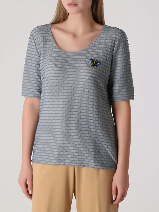 Блуза с  декором ARMANI COLLEZIONI
