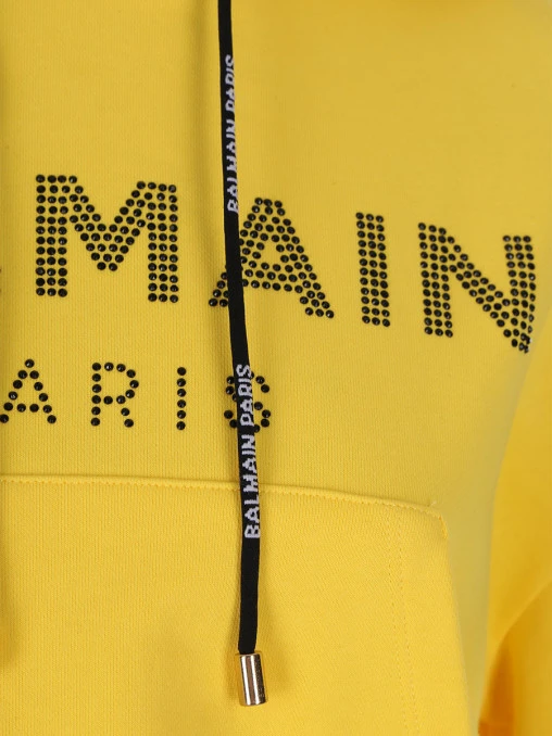 Худи хлопковое BALMAIN