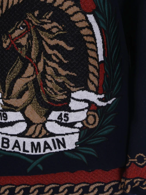 Джемпер с принтом BALMAIN
