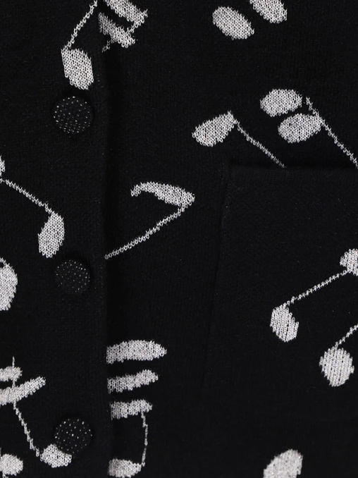 Кардиган с принтом SAINT LAURENT