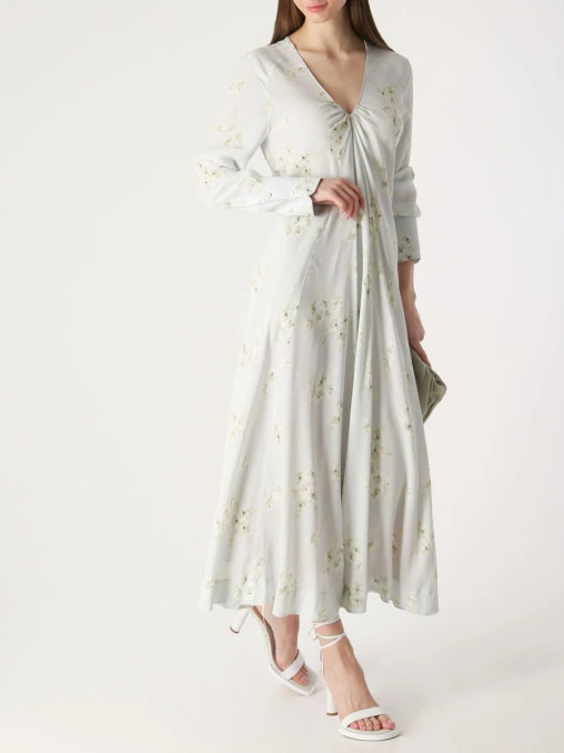 Платье из вискозы с принтом DOROTHEE SCHUMACHER