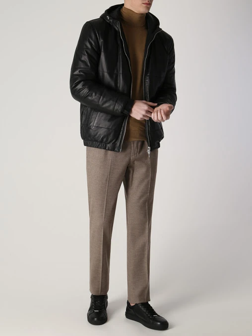 Куртка кожаная двусторонняя A.G.&FROG