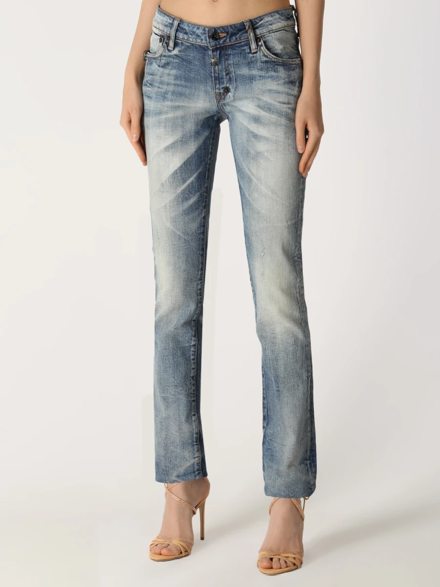 Джинсы хлопковые