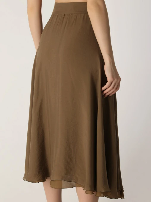 Юбка шелковая MASSIMO DUTTI