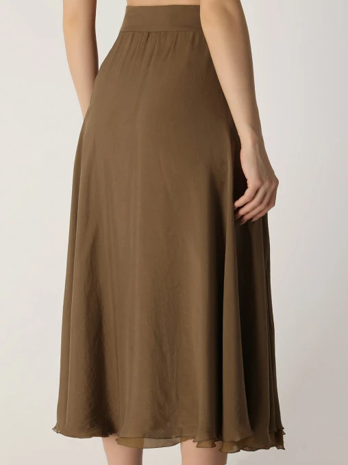 Юбка шелковая MASSIMO DUTTI