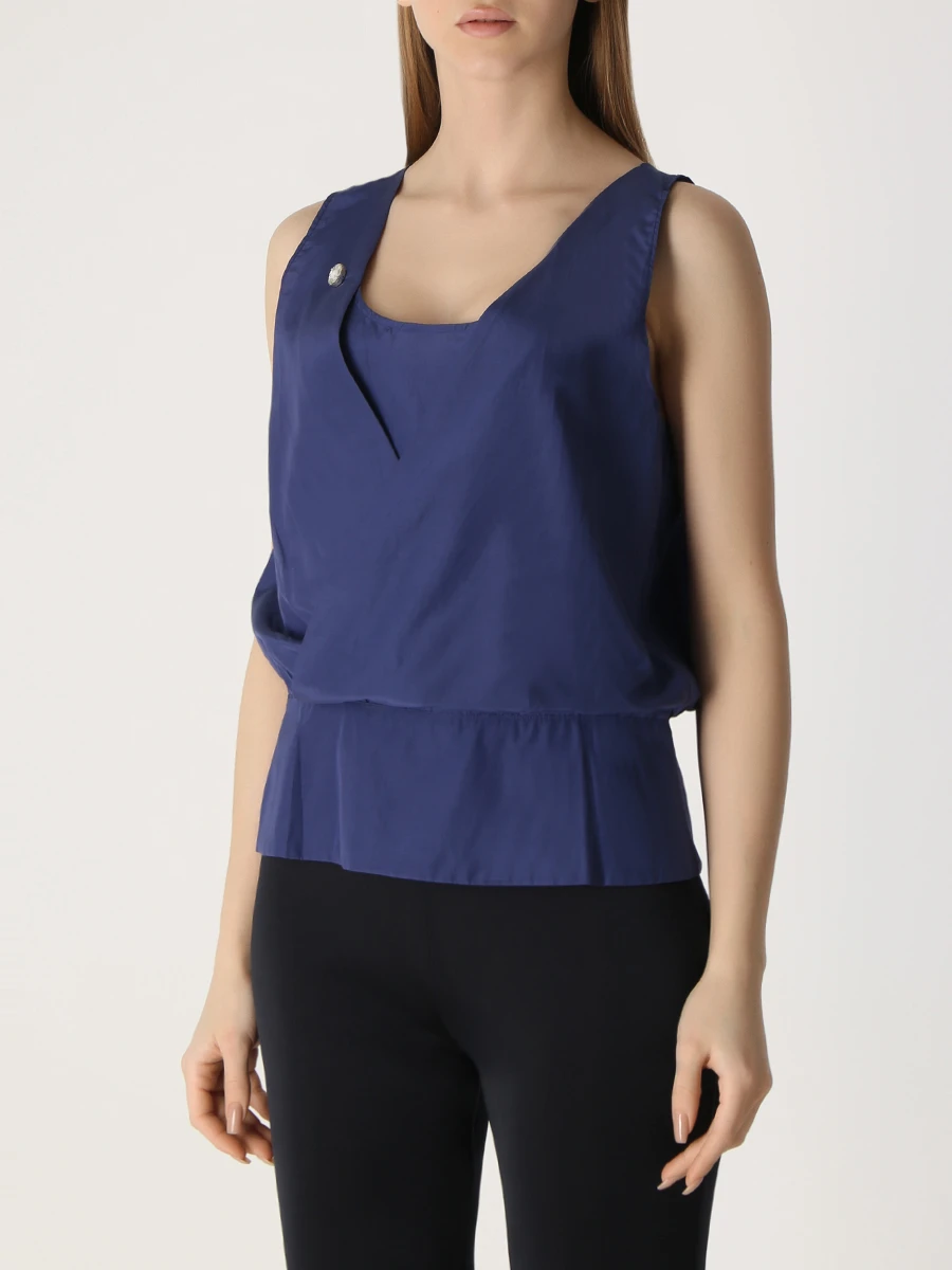 Топ из шелка и хлопка