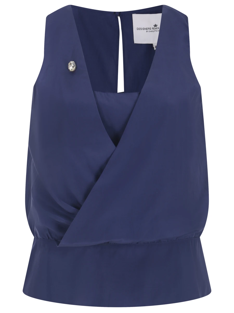 Топ из шелка и хлопка