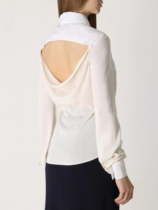 Блуза комбинированная BRIONI