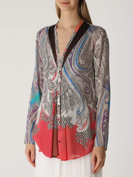 Блуза шелковая ETRO