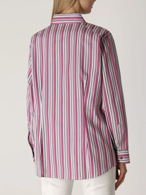 Рубашка хлопковая в полоску ETRO