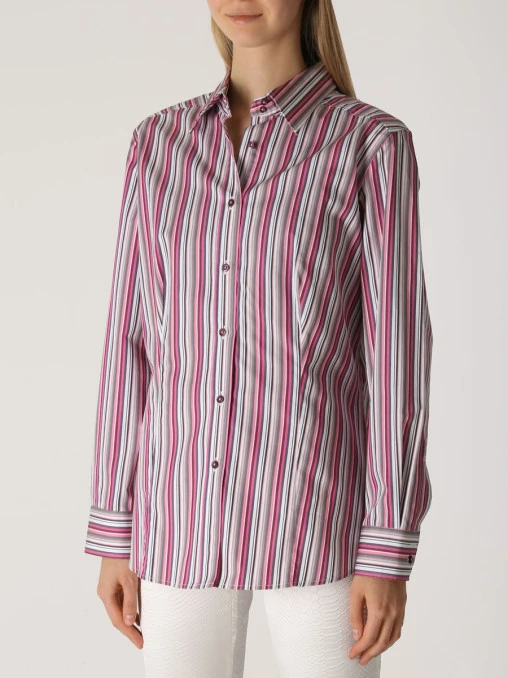 Рубашка хлопковая в полоску ETRO