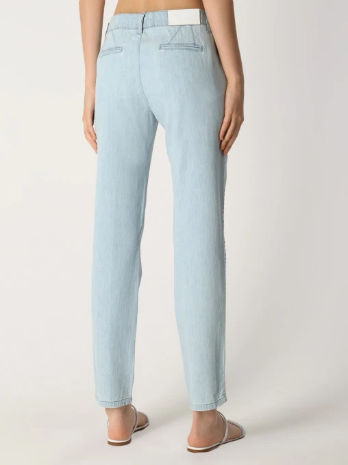 Джинсы хлопковые ERMANNO SCERVINO