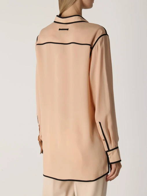 Блуза шелковая GAULTIER