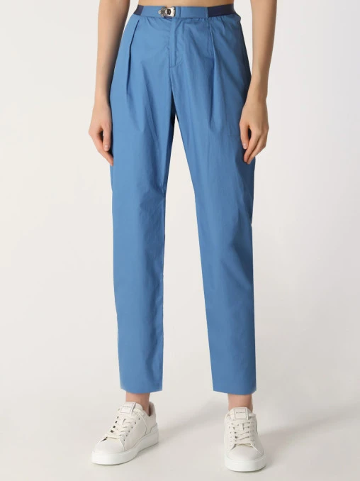 Брюки хлопковые JIL SANDER