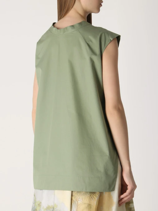 Блуза хлопковая JIL SANDER