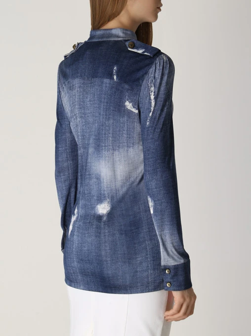 Блуза из вискозы JUST CAVALLI
