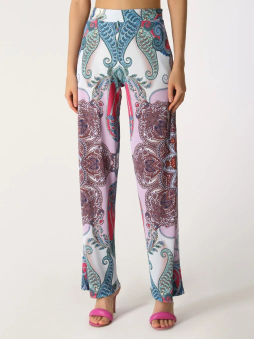 Брюки с принтом ETRO