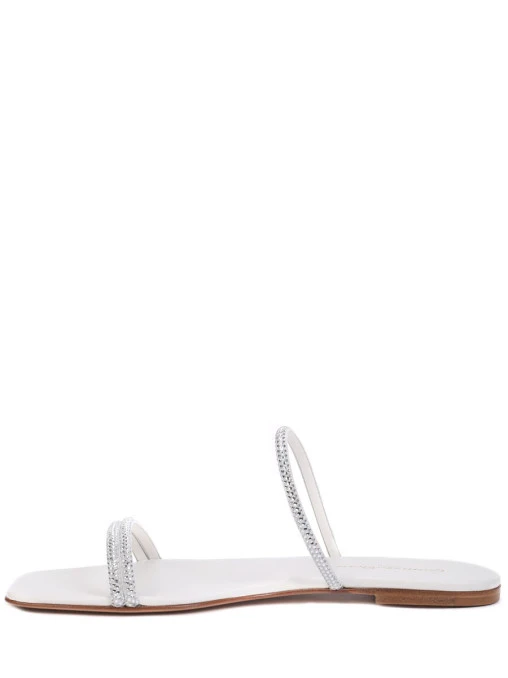 Шлепанцы кожаные GIANVITO ROSSI