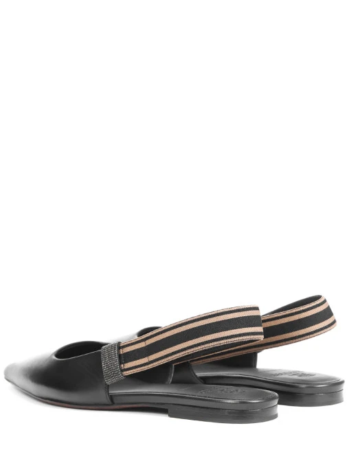 Балетки кожаные BRUNELLO CUCINELLI