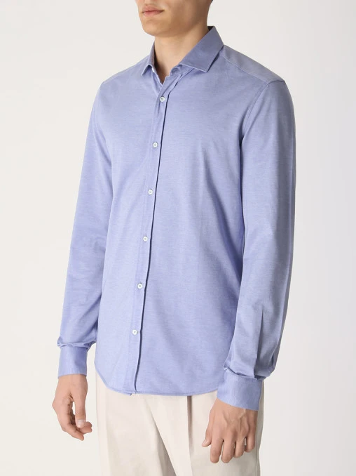 Рубашка Leisure Fit хлопковая BRUNELLO CUCINELLI