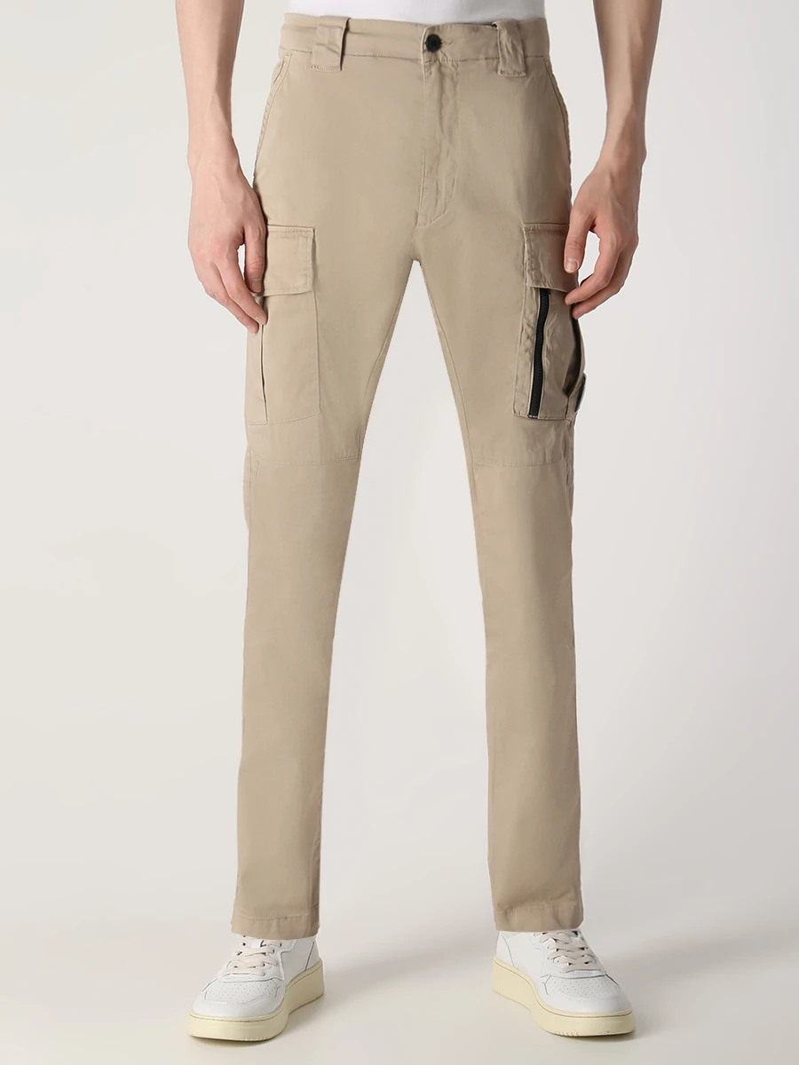 Брюки-карго хлопковые