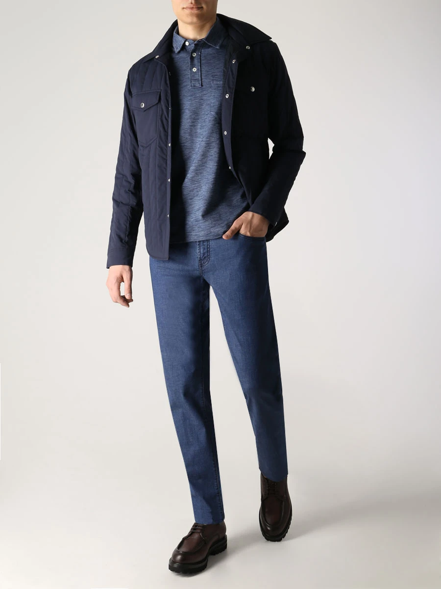 Джинсы Modern Fit хлопковые