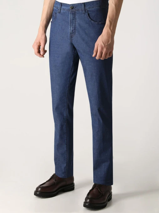 Джинсы Modern Fit хлопковые CANALI