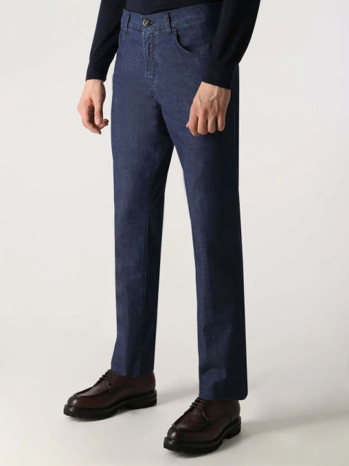 Джинсы Modern Fit хлопковые CANALI
