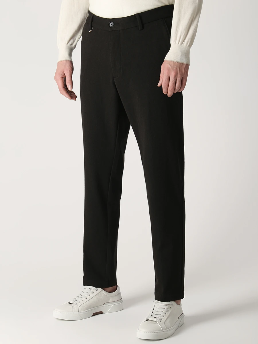 Брюки однотонные