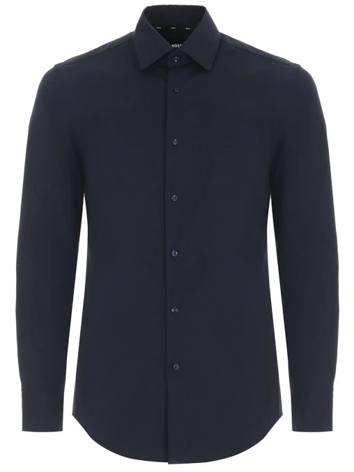 Рубашка Slim Fit хлопковая BOSS