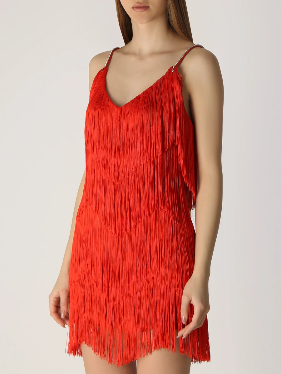 Платье с бахромой