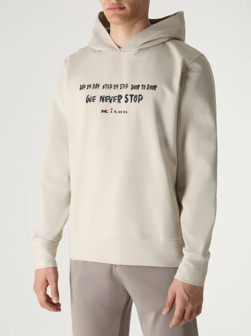 Худи хлопковое KITON
