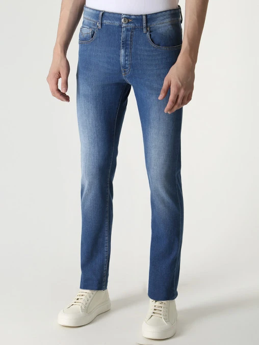 Джинсы Slim Fit хлопковые PAUL & SHARK