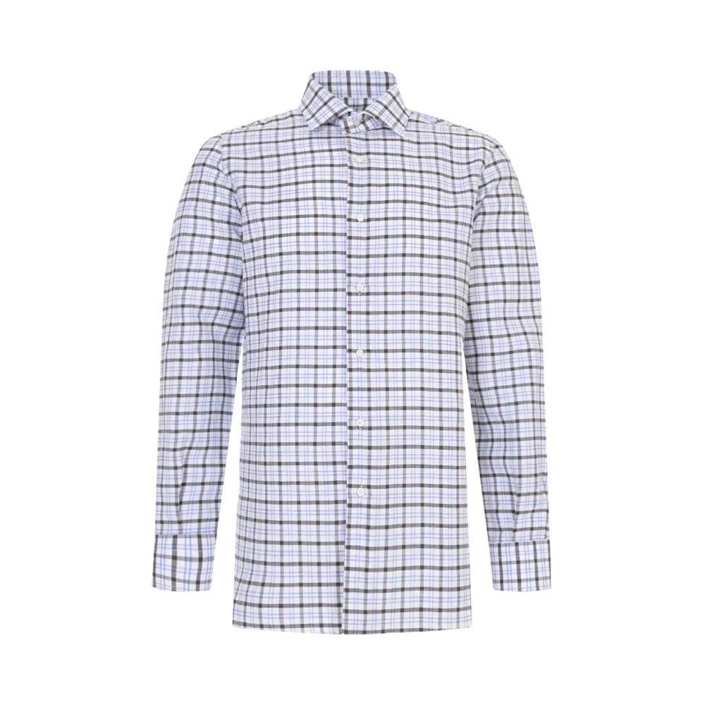 Рубашка Regular Fit хлопковая в клетку