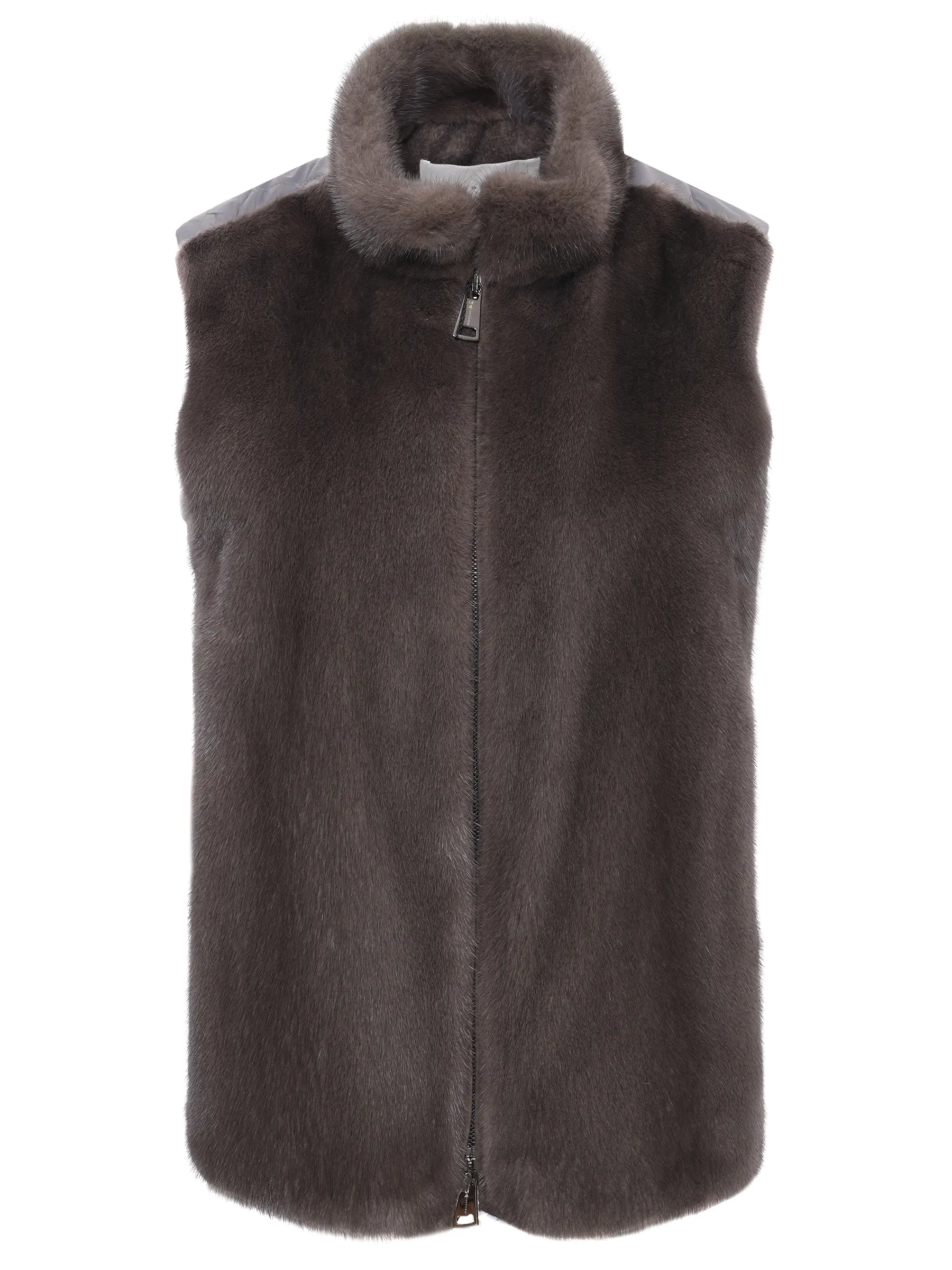 Жилет с мехом норки