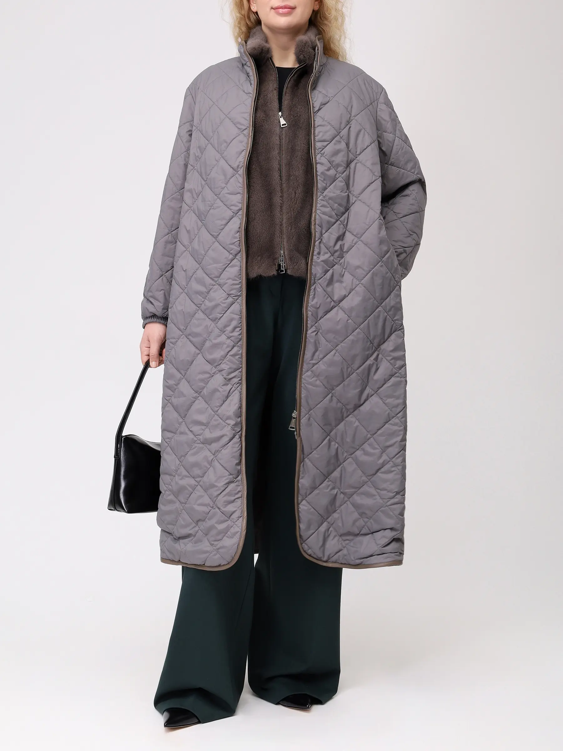 Жилет с мехом норки