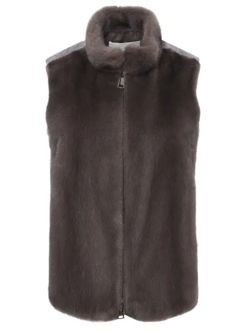 Жилет с мехом норки MANZONI 24