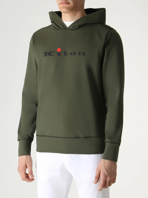 Худи хлопковое KITON