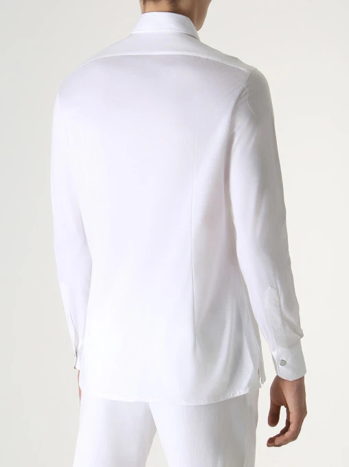 Рубашка Slim Fit хлопковая KITON