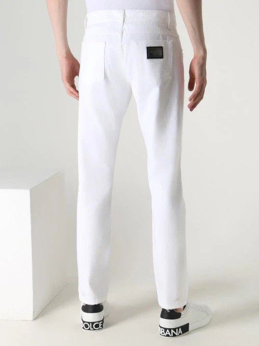 Джинсы Regular Fit хлопковые DOLCE & GABBANA